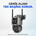 CMR61 Dış Mekan Dual-Lens 8MP WiFi Kamera