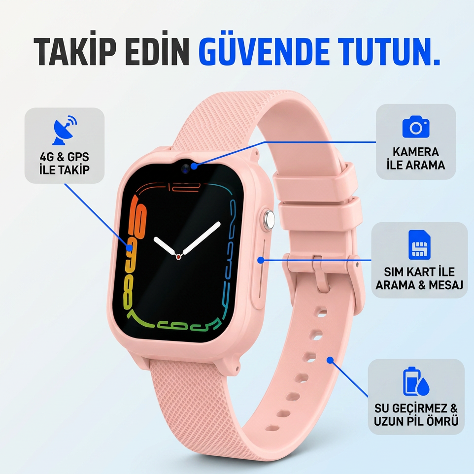 HX Kids 4G Max Akıllı Çocuk Saati