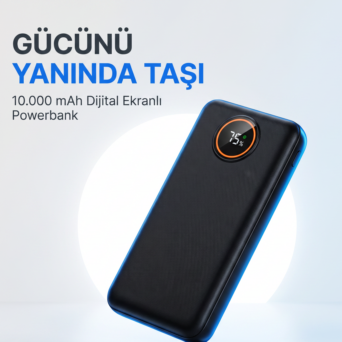 SNP-3012 10.000 Mah LCD Ekran Dahili Kablolu 22.5w Hızlı Şarj Powerbank