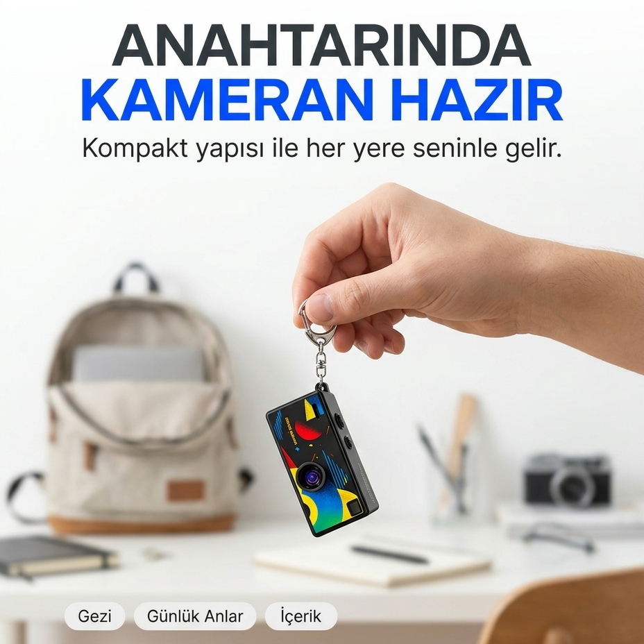 G6 Thumb Camera Mini Anahtarlık Kamera 1080P HD Video Kayıtlı Retro Tasarım Taşınabilir Mini Dijital Kamera