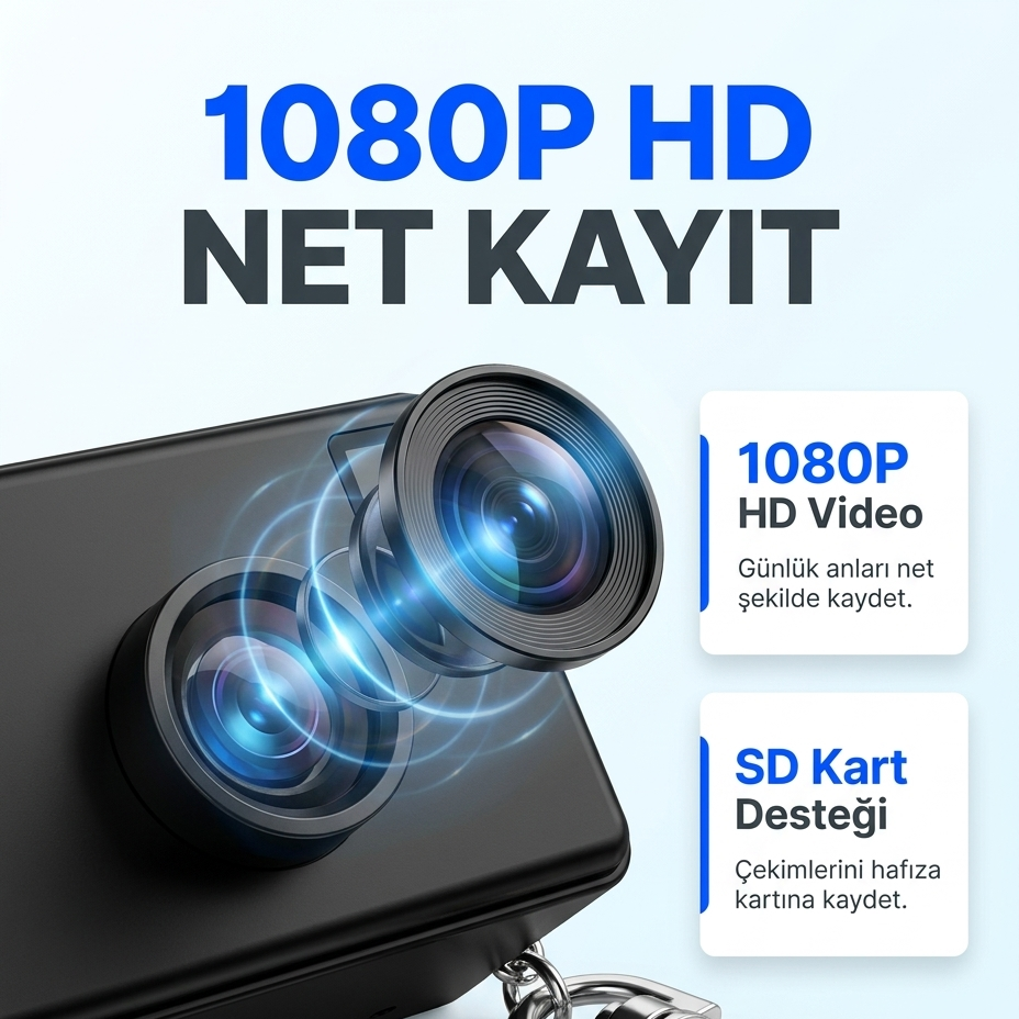 G6 Thumb Camera Mini Anahtarlık Kamera 1080P HD Video Kayıtlı Retro Tasarım Taşınabilir Mini Dijital Kamera