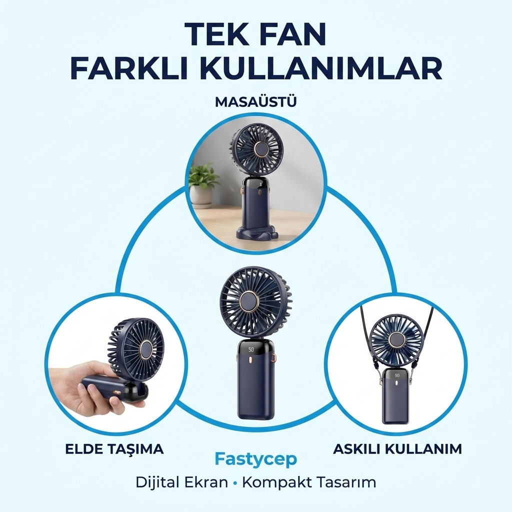 Kademeli Kokulu El Fanı