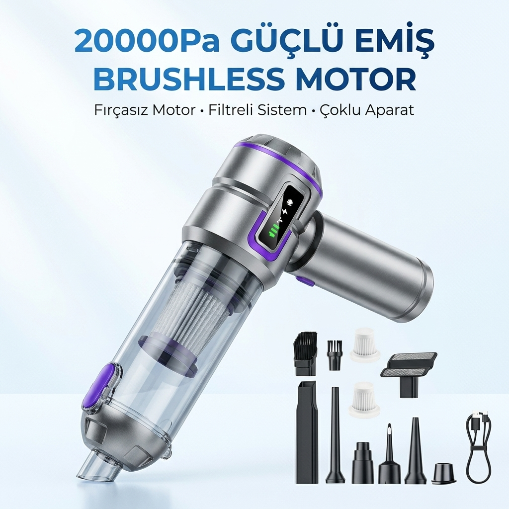 Brushless Motor Vacuum Cleaner 20000Pa