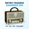 Mbteknolojim Meier M-113bt Açık Gold Renk Nostaljik Radyo Ahşap Görünümlü Mbt12