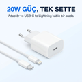 20W LİHTNİNG ŞARJ ALETİ