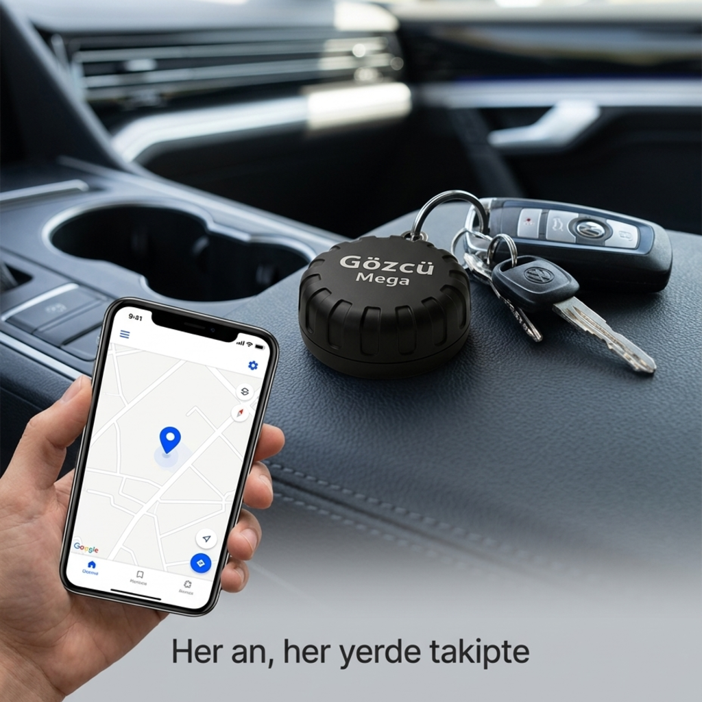 Gözcü Mega (SIM Kart gerektirmez, IP68, 5 Yıl Pil)