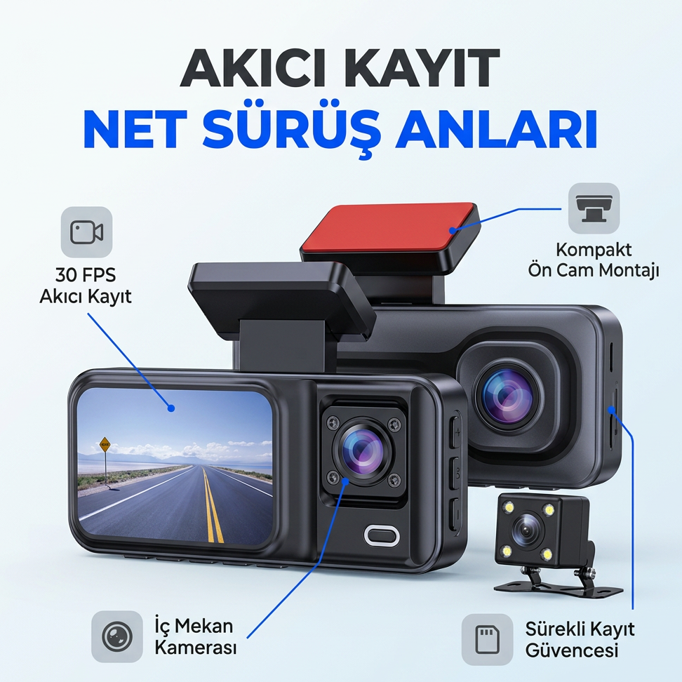 30 FPS Araç Kamerası