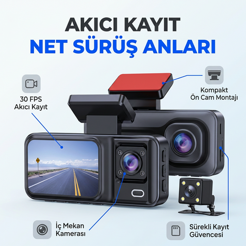 30 FPS Araç Kamerası
